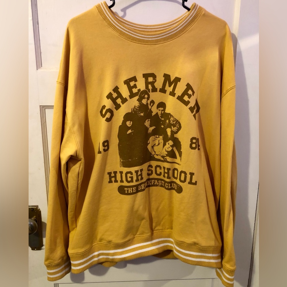The Breakfast Club print pullover